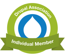 The Drupal Association - supporting our Open Source CMS Drupal Association logo